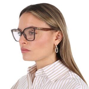 Salvatore Ferragamo SF2868 057 CRYSTAL GREY 54/15/140 Demo Butterfly Eyeglasses‍
